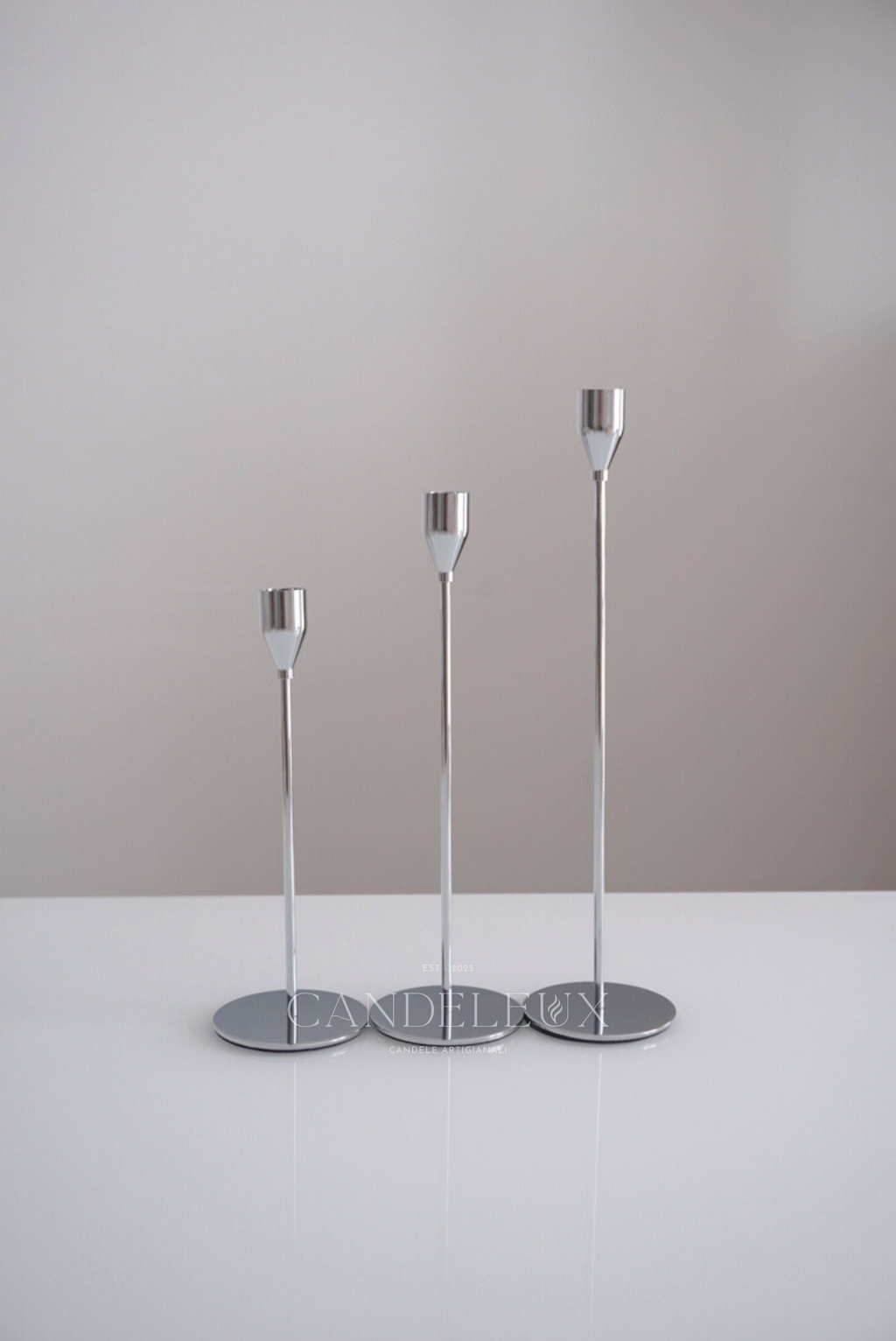 Candelabro Argentato