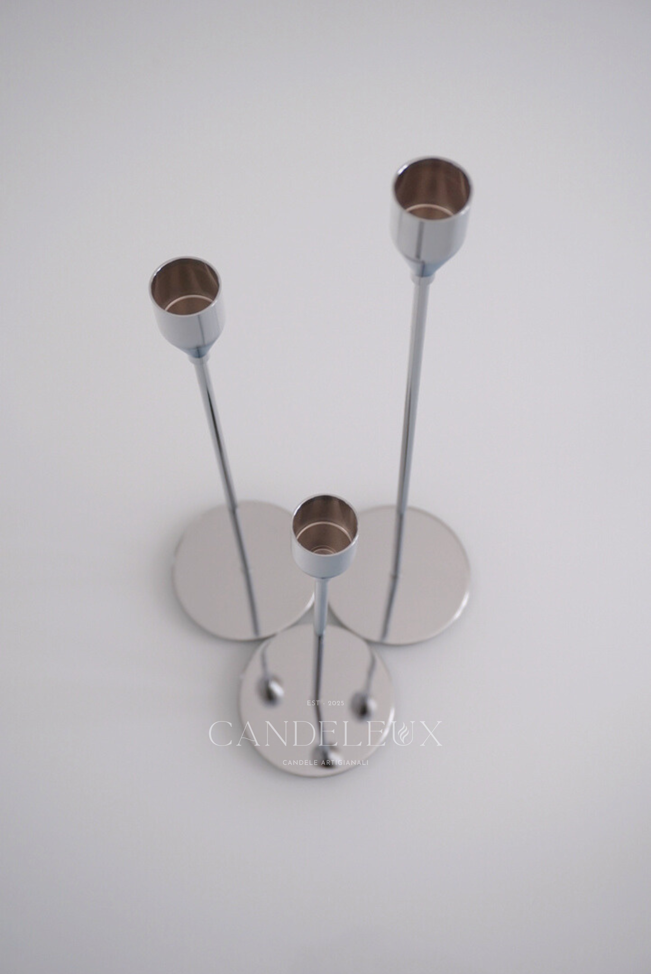 Candelabro Argentato