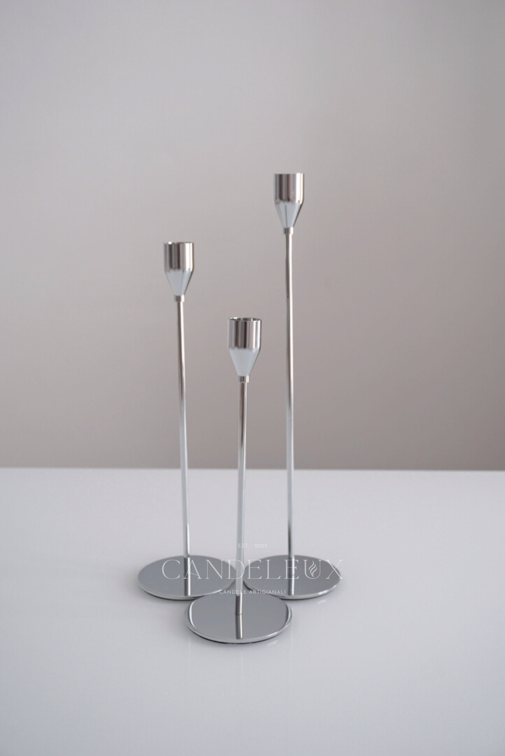 Candelabro Argentato