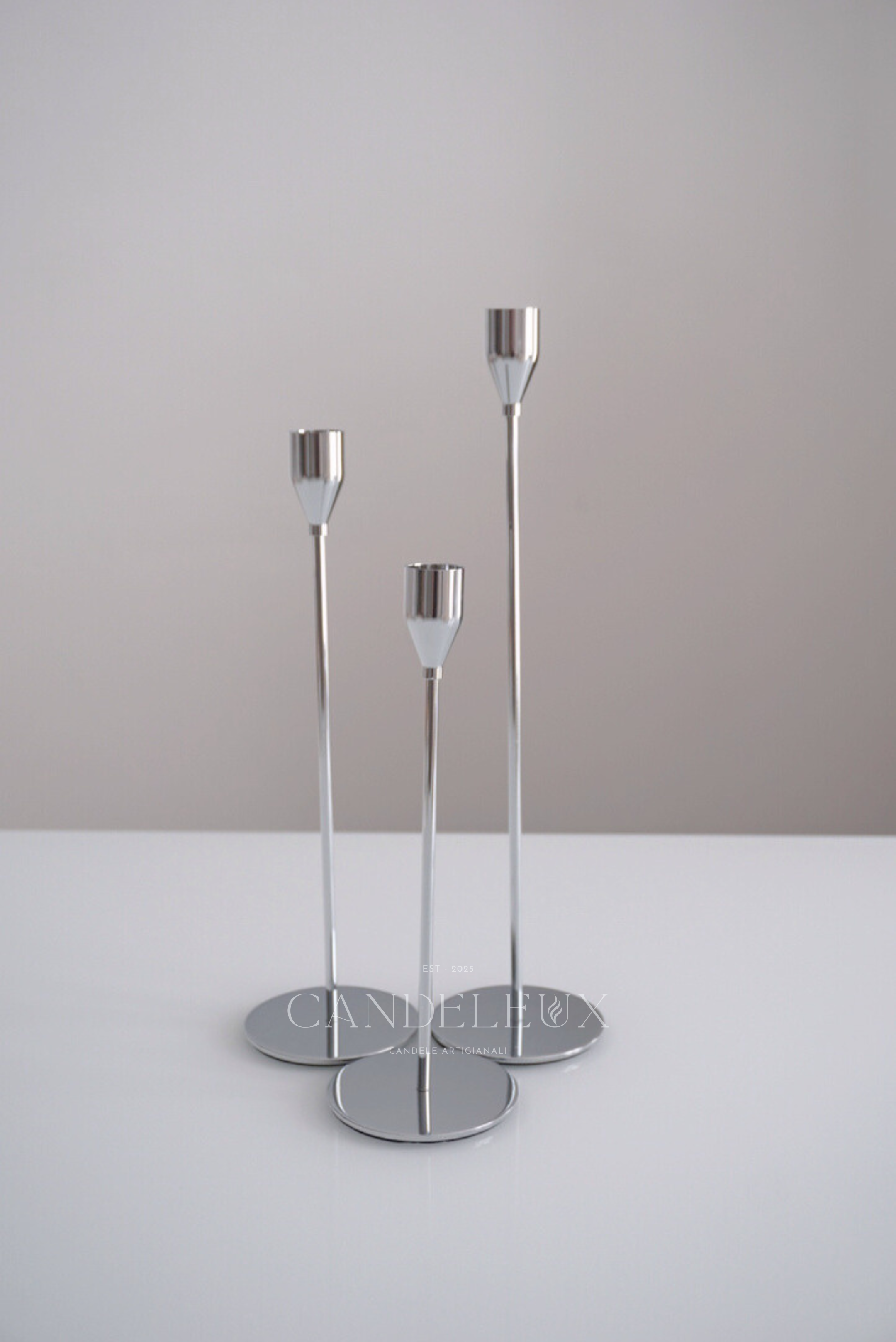 Candelabro Argentato