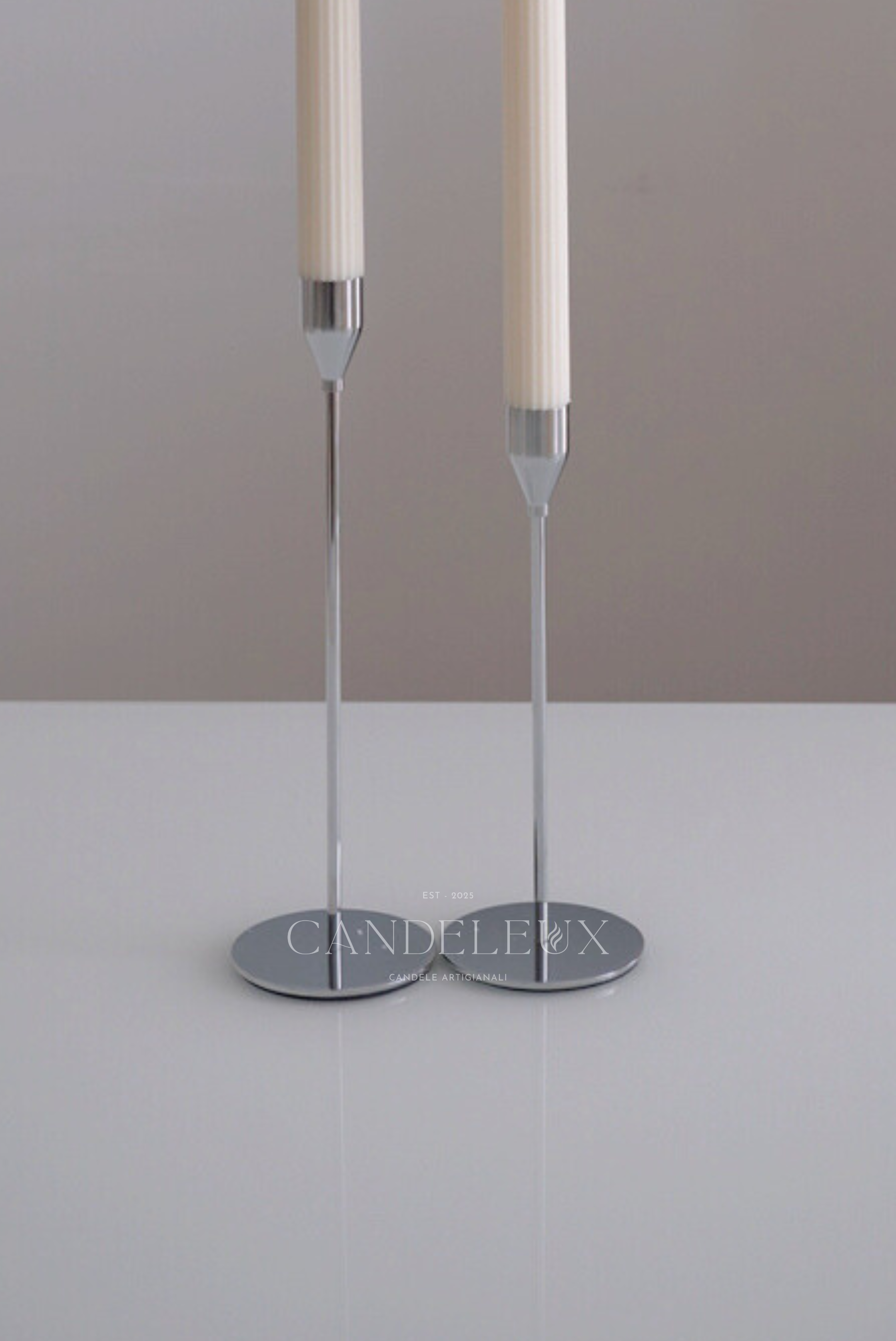 Candelabro Argentato