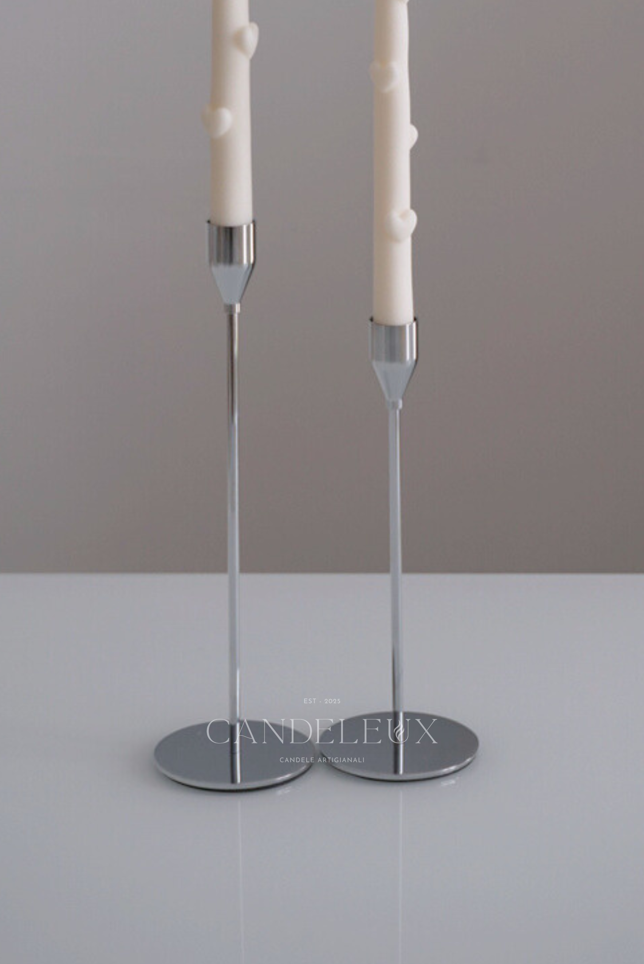 Candelabro Argentato