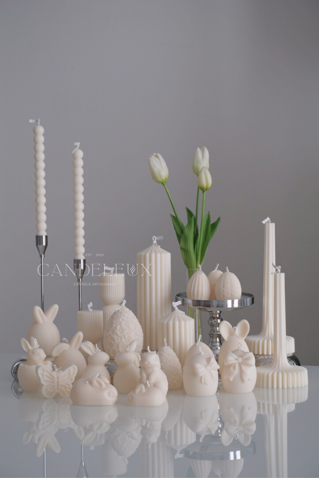 Candelabro Argentato